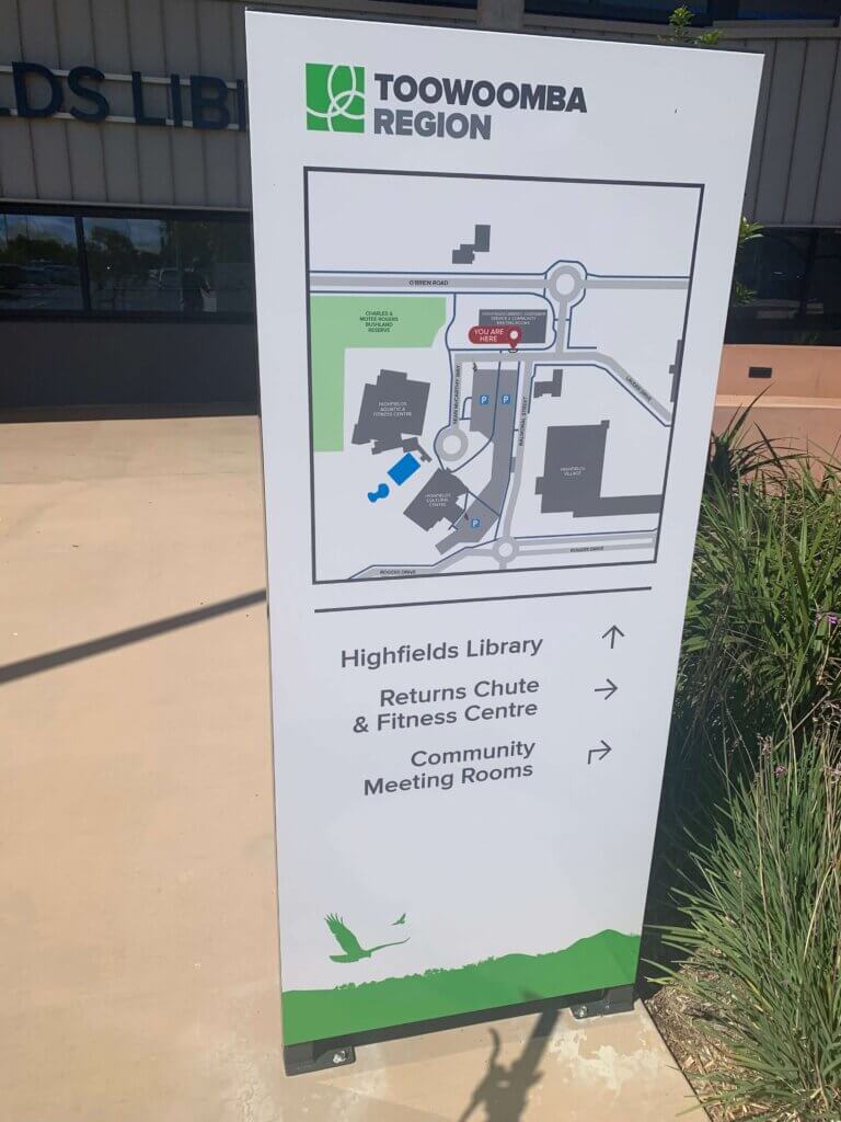 Highfields Library Map